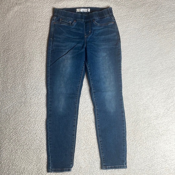 Levis Denim Pull up Jeans Comfy Elastic Stretch Size 27 x 28 Legging - Picture 4 of 13